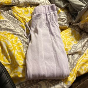 Purple sweatpants